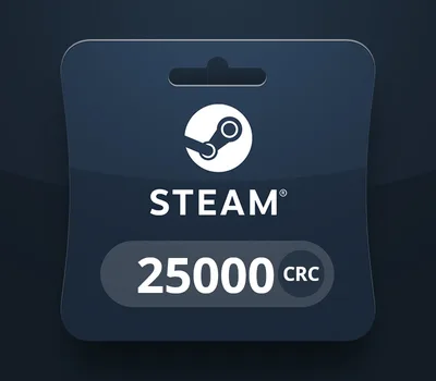 Steam Wallet CRC 25 000 Gift Card CR — лицензионный ключ
