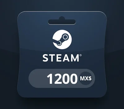 Steam Wallet MXN 1200 Gift Card MX — лицензионный ключ