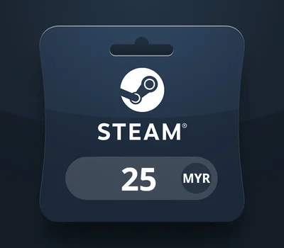 Steam Wallet MYR 25 Gift Card MY — лицензионный ключ