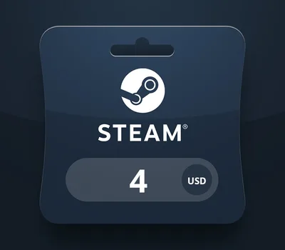 Steam Wallet USD 4 Gift Card TM — лицензионный ключ