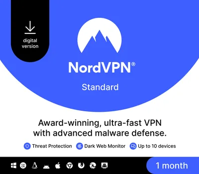 NordVPN Standard CA Key (1 Month / 10 Devices) — лицензионный ключ
