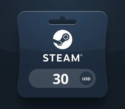 Steam Wallet USD 30 Gift Card TM — лицензионный ключ