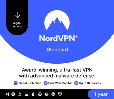 NordVPN Standard Global Key (1 Year / 10 Devices) — лицензионный ключ