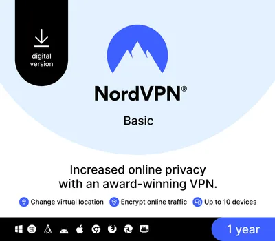 NordVPN Basic Global Key (1 Year / 10 Devices) — лицензионный ключ