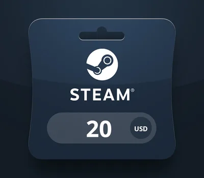 Steam Wallet USD 20 Gift Card PA — лицензионный ключ