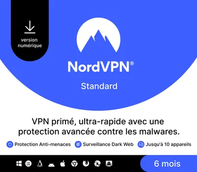 NordVPN Standard FR Key (6 Months / 10 Devices) — лицензионный ключ