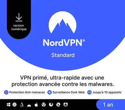 NordVPN Standard FR Key (1 Year / 10 Devices) — лицензионный ключ