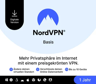 NordVPN Basic DE Key (1 Year / 10 Devices) — лицензионный ключ