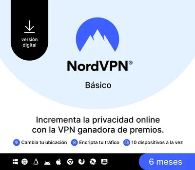 NordVPN Basic ES Key (6 Months / 10 Devices) — лицензионный ключ