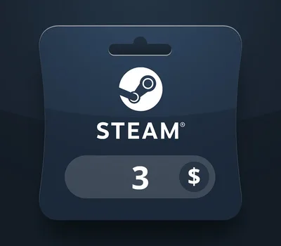 Steam Wallet USD 3 Gift Card BO — лицензионный ключ