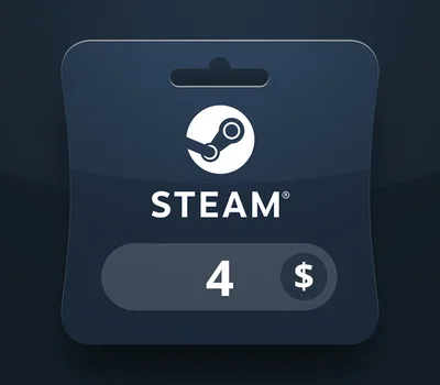 Steam Wallet USD 4 Gift Card EC — лицензионный ключ
