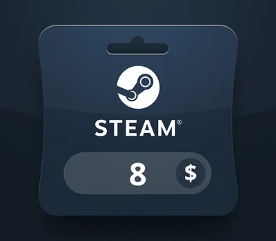 Steam Wallet USD 8 Gift Card EC — лицензионный ключ