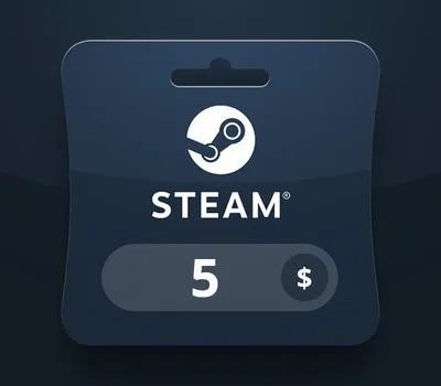 Steam Wallet USD 5 Gift Card JO — лицензионный ключ