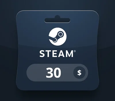 Steam Wallet USD 30 Gift Card JO — лицензионный ключ