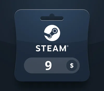 Steam Wallet USD 9 Gift Card DZ — лицензионный ключ
