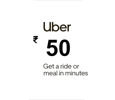 Uber INR 50 Gift Card IN — лицензионный ключ