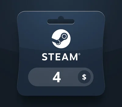 Steam Wallet USD 4 Gift Card PK — лицензионный ключ