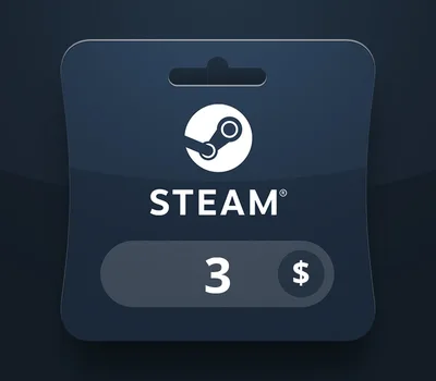 Steam Wallet USD 3 Gift Card LK — лицензионный ключ