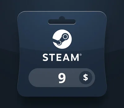 Steam Wallet USD 9 Gift Card BT — лицензионный ключ
