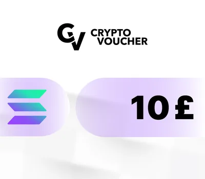 Crypto Voucher (SOL) GBP 10 Gift Card — лицензионный ключ