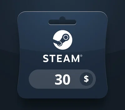 Steam Wallet USD 30 Gift Card MV — лицензионный ключ