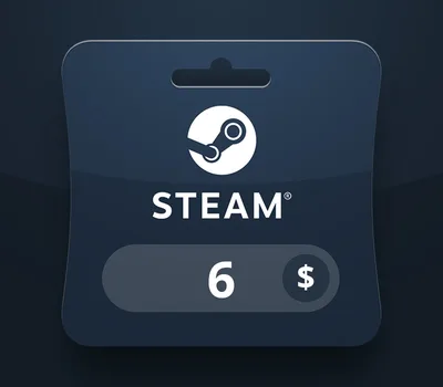 Steam Wallet USD 6 Gift Card MV — лицензионный ключ
