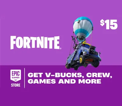 Fortnite USD 15 PC Epic Games Gift Card US — лицензионный ключ