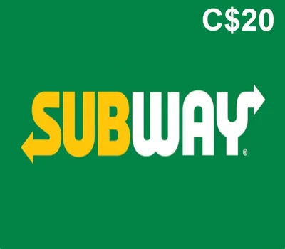 Subway CAD 20 Gift Card CA — лицензионный ключ