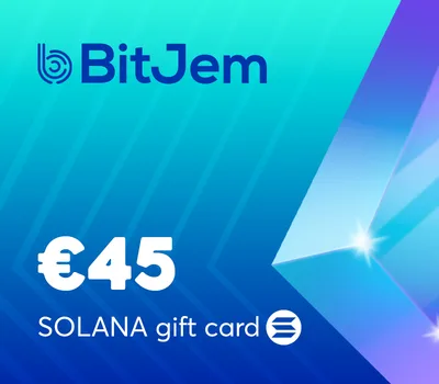 BitJem Crypto Gift Card (Solana) €45 — лицензионный ключ