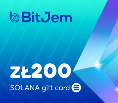 BitJem Crypto Gift Card (Solana) zł200 — лицензионный ключ