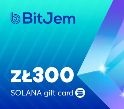 BitJem Crypto Gift Card (Solana) zł300 — лицензионный ключ