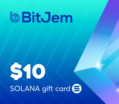 BitJem Crypto Gift Card (Solana) $10 — лицензионный ключ