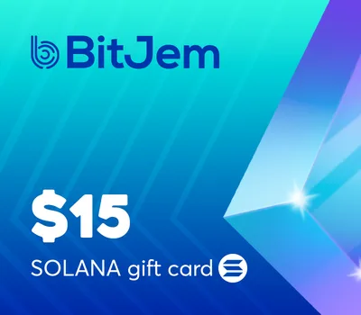 BitJem Crypto Gift Card (Solana) $15 — лицензионный ключ