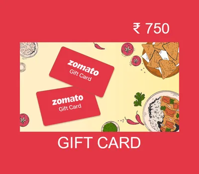 Zomato INR 750 Gift Card IN — лицензионный ключ