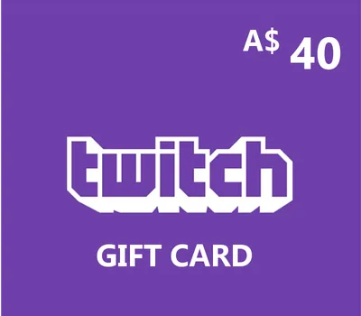 Twitch AUD 40 Gift Card AU — лицензионный ключ