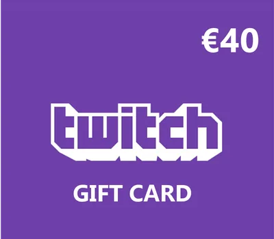 Twitch EUR 40 Gift Card EU — лицензионный ключ