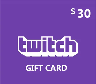 Twitch USD 30 Gift Card US — лицензионный ключ