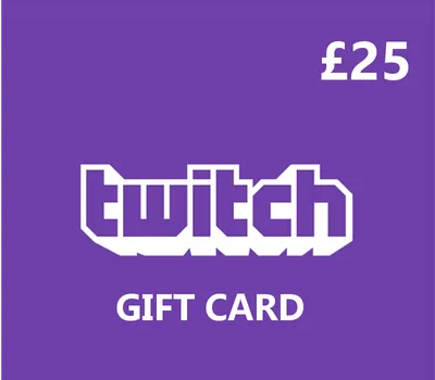 Twitch GBP 25 Gift Card UK — лицензионный ключ