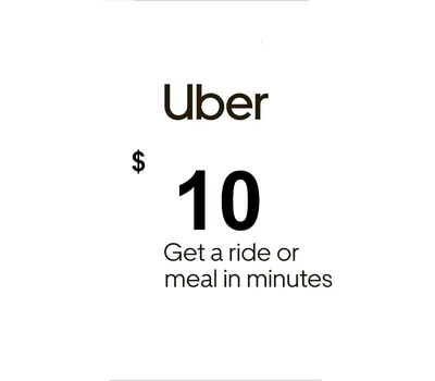 Uber USD 10 Gift Card US — лицензионный ключ