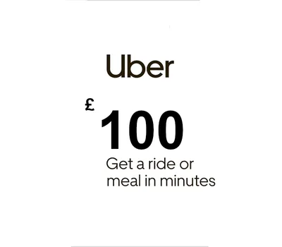 Uber GBP 100 Gift Card UK — лицензионный ключ