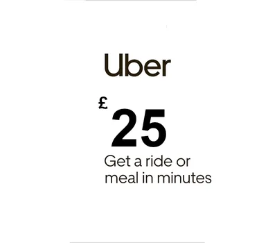 Uber GBP 25 Gift Card UK — лицензионный ключ
