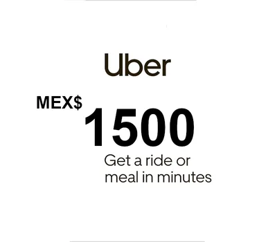 Uber MXN 1500 Gift Card MX — лицензионный ключ