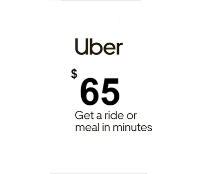 Uber USD 65 Gift Card US — лицензионный ключ
