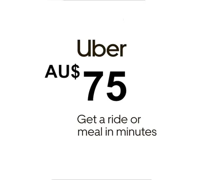 Uber AUD 75 Gift Card AU — лицензионный ключ