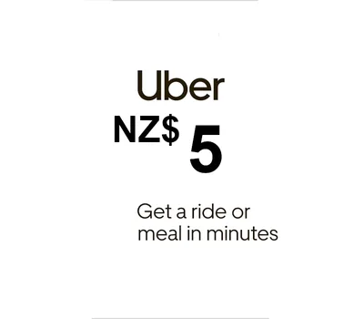 Uber NZD 5 Gift Card NZ — лицензионный ключ