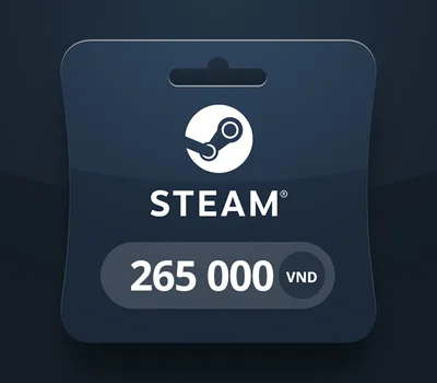 Steam Wallet VND 265 000 Gift Card VN — лицензионный ключ