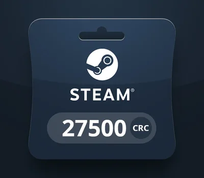 Steam Wallet CRC 27 500 Gift Card HR — лицензионный ключ
