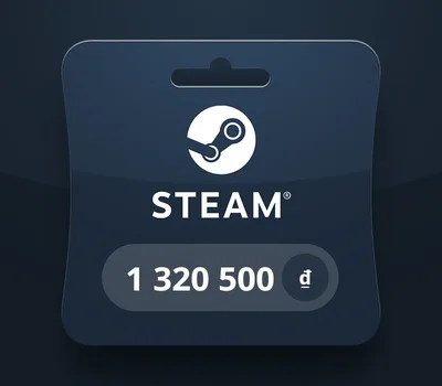 Steam Wallet VND 1 320 500 Gift Card VN — лицензионный ключ