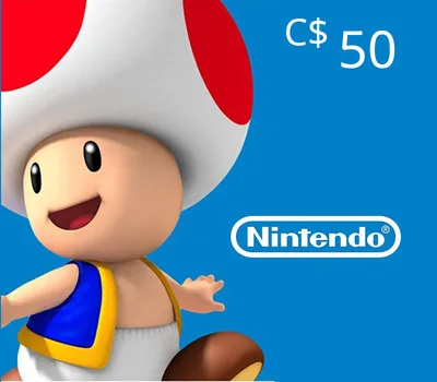 Nintendo eShop Prepaid Card CAD 50 Key — лицензионный ключ