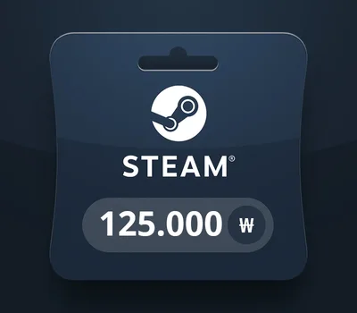 Steam Wallet KRW 125000 Gift Card KR — лицензионный ключ